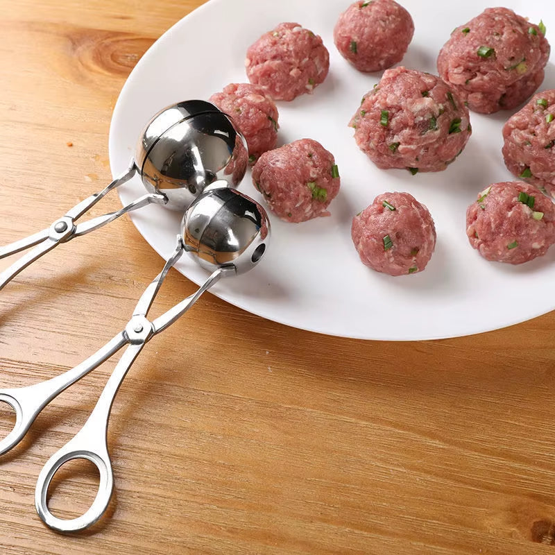 Meatball Maker Clip Fish Ball Rice Ball Making Mold Stainless Steel Form Tools Kitchen Accessories Gadgets Cuisine Cocina